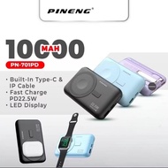PINENG PN-701PD Magnetic Wireless 10000mAh 22.5W Fast Charge Powerbank with Stand