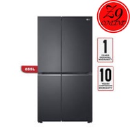 LG 674L Side-by-Side Fridge with UVnano Water Dispenser GC-L257CQFL/BLK Refrigerators Fridge