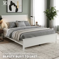 Kolly French Bed Frame by Value Design | European Style | Elegant Upholstered Bed | Queen/Single Siz