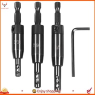 【pwlydc1g】3 PCS Self Centering Drill Bit Set 3/32inch, 7/64inch,1/8inch, Bit,Self-Centering Hinge Dr