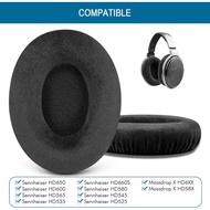 GEVO Earpads for Sennheiser HD650/HD600/HD660S/HD545/HD525/HD535 Headphones, Velour Ear Pads Cushion