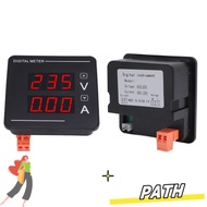 PA-HOME AC Voltage Current Meter, AC50-500V Backlit LED Display Digital Volt Amp Meter, Easy Install