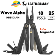 Leatherman Wave Alpha เครื่องมืออเนกประสงค์ ใบมีดทรง reverse tanto ผลิตจากเหล็กกล้า MagnaCut