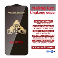 Samsung m20 (os18) KiINGKONG 4D FULL tempered glass screen protector