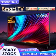 EXPOSE Smart TV 50 Inch Television 32 inch/43 inch Digital TV 4K UHD Android 12 LED Wifi TV Murah 5-Year Warranty