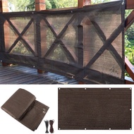 Brown Thicken Anti-UV HDPE Sun Shade Cloth Pergola Safety Fence Netting Gazebo Terrace Awning Garden Shelter Sunshade Net