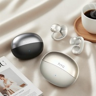 HTC NE56 Bluetooth 6.0 AI Earbuds Translator Ear Clip HiFi Bass IPX5 Waterproof 20Hrs Battery