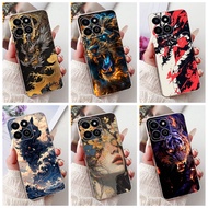 For Honor X7C ALT-LX2 New Cool Dragon Phone Casing HonorX7c X 7C 4G Soft Silicone TPU Case