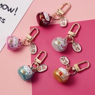 Japan Yushou Lucky Cat Bell Pendant Fortune Love Career Bag Earphone Car Key Couple Gift