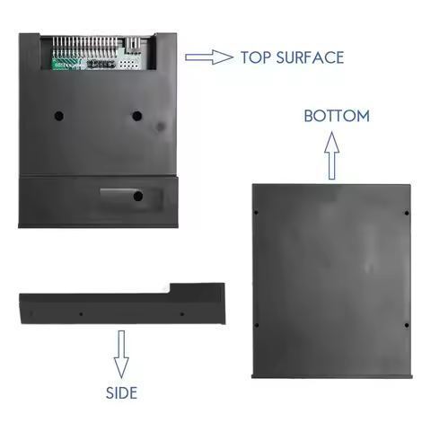 Version Sfr1M44-U100K Black 3.5 Inch 1.44Mb Usb Ssd Floppy Drive Emulator For Korg Electronic Keyboa