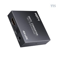 YYS 4K 60Hz HDTV Sound Adapter Optical SPDIF 3 5mm Port Sound Extractor For TV