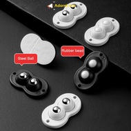 ADL 1/4Pcs Convenient Mini Self Adhesive Caster 360 Degree Swivel Wheels Universal Pulley Furniture 