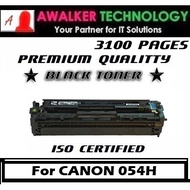 AWALKER 054H Canon Compatible Laser Toner Cartridge HighCap of 054 Black BK Cyan C Magenta M Yellow 