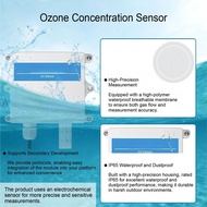 Ozone Detector O3 Sensor Module Industrial Wall-Mounted Ozone Monitor RS485 Transmitter High Precisi