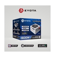 Power supply eyota 500 watt standard atx 12cm fan Silent 24 pin for pc cpu computer - psu 500w 120mm