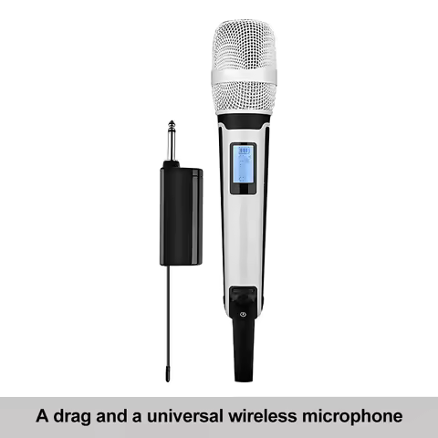 SKM9000 Wireless Microphone Universal One Drag One Professional Handheld Microphone Home Sound Card 