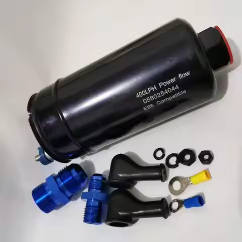 New Quality E85 high performance EFI 400LPH Inline External Fuel Pump 0580254044 0580 254 044 Ethano