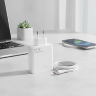 USB to C 6A Rapid Charge Cable with 67W US/EU Charger for Xiaomi 11T/11T Pro/Po X3/F3  Kabel Pengeca