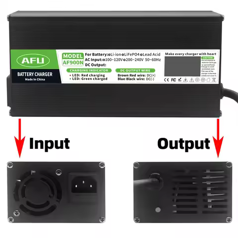 29.2V 22A LiFePO4 Battery Charger Usd For 8S 24V 25.6V LiFePO4 Battery Fast Charger With OLED Displa