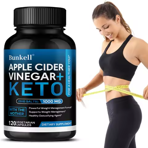 Keto Apple Cider Vinegar Capsules 1000mg, Support Metabolic Function, Digestion, Appetite Management