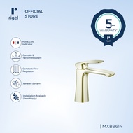 RIGEL Brushed Nickel Basin Mixer Tap MXB8614 (BrNK)