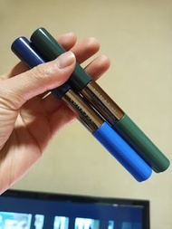 Kanebo佳麗寶 LUNASOL水光灩采睫毛膏8g 兩隻 藍色 與 綠色