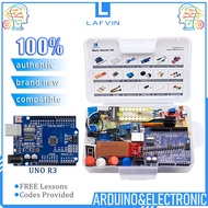 【Free Tutorial】LAFVIN Basic Starter Kit Compatible with Arduino IDE, UNO R3, Jumper Cable, IR Infrared Sensor, Breadboard