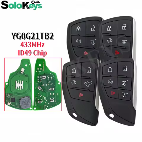 SOLOKEYS YG0G21TB2 Smart Remote Control Key For Chevrolet Suburban Silverado for GMC Yukon XL/Denali