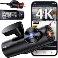 Vantrue N4 Pro กล้องติดรถยนต์ 3 กล้อง 4K+1080P+1080P หน้าในรถหลัง STARVIS 2 vision กลางคืน GPS WiFi