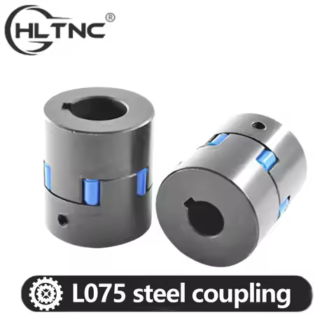 L075 D45 L51 45# Steel 3 Jaw Coupling Inner Hole 10/12/14/15/16/17/18/19/20/22/24/25 Plum-Coupler St