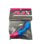 NEW FLEX Performance Braided Swivel Hose End AN10 45 DEGREES