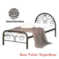 BASE TEBAL (1katil 1 order) Single Bed Frame/Metal Bed/Bedroom Furniture/Base/Bed/Katil Single/Katil