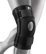 NEENCA Hinged Knee Brace Adjustable Compression Knee Support Brace for Men &amp; Women Open Patella Knee Wrap for Knee Pain SwollenMeniscus TearACLPCLMCLJoint Pain Relief Injury Recovery