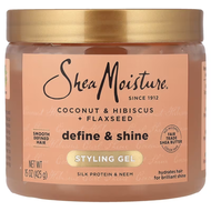 SheaMoisture Styling Gel Define & Shine Coconut & Hibiscus + Flaxseed 15 oz (425 g) (PRE-ORDER)