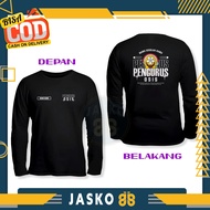 Free OSIS MANAGEMENT T-shirt with Your Name and Your School Name v5 DB Long Sleeve Distro T-shirt