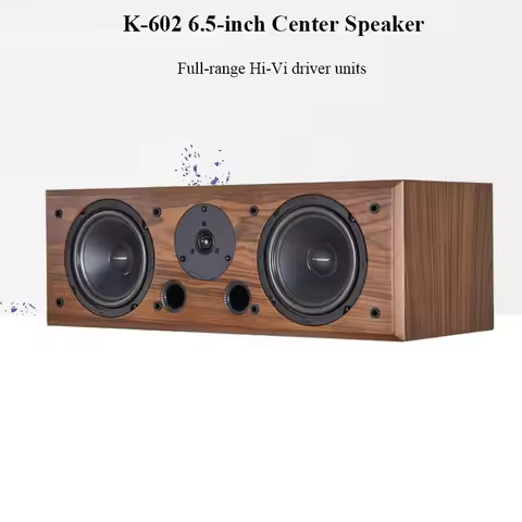 K‑602 6.5‑inch Passive Center Speaker 120W Output Power Audiophile HiFi Center Speaker Home Theater 