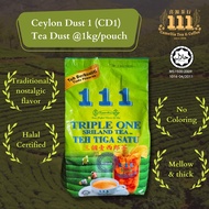[Camellia 111 Tea] CD1 NUWARA Tea Dust @ 1KG/POUCH - Serbuk Teh 111 Nuwara
