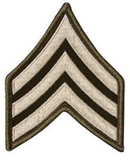 E-5 臂章 美軍公發 美國 陸軍 AGSU 綠色 軍常服 US ARMY