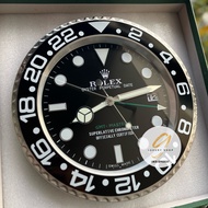 นาฬิกาแขวนผนังROLEX รุ่น GMT ขนาด34cm หนา5cm วัสดุสแตนเลสทั้งเรือน *สินค้าตรงตามรูป100%