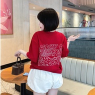 LA.C0 Crocodile T-Shirt.S Printed on 2 Sides for Men and Women Unisex ROMANCE Loose Sleeve Round Nec