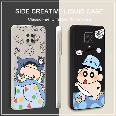 Crayon Shin-chan Case for Xiaomi Redmi Note 14 Pro Plus 11S 9S 8 Note 13 12S 12 11 10 Lite 9 Phone C