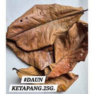 Daun Ketapang 25gram Aquarium Fish Tropical Leaf Ikan Catappa Betta Discus Gourami Tetra Cichlid Shr