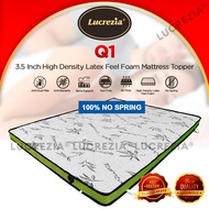 Lucrezia Q1 3.5-inch High Density Latex Feel Mattress Topper / Toto | King Queen Super Single Single