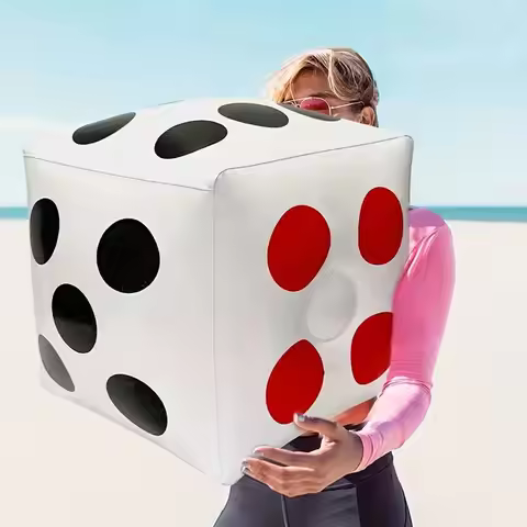 30cm giant inflatable dice, outdoor fun giant inflatable dice used for large indoor and outdoor game