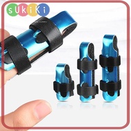 SUKIKII Finger Splint, Metal Adjustable Finger Braces, Replacement Breathable Soft Finger Support