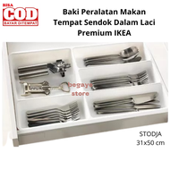 Tempat Sendok Laci Kitchen Set Premium Ikea | Tempat Sendok untuk di Laci Mewah | Tempat Sendok Yang Ada Tutup Lion Star | Tempat Sendok Estetik