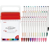 Zebra Water-based Marker Clickat 36 colors in case WYSS22-36C-N