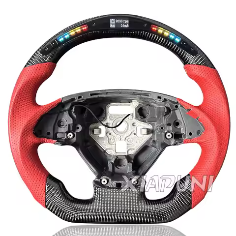 Steering Wheel Fit For Chevrolet Corvette Camaro SS ZL1 RPM LED Customized Carbon Fiber Racing Wheel