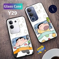 Softcase Glass For VIVO Y29 (4G) & VIVO Y29 (5G) - Case Handphone For VIVO Y29 (4G) & VIVO Y29 (5G) 