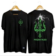 HIJAU Pagar NUSA TRISULA GREEN T-SHIRT NEW LIGHTNING MODEL // PENCAK SILAT